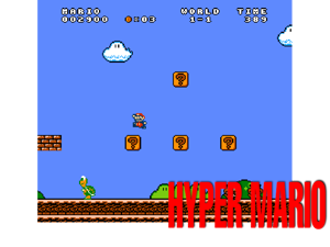 Hyper Mario (SMB1 Hack) [a1] Cover